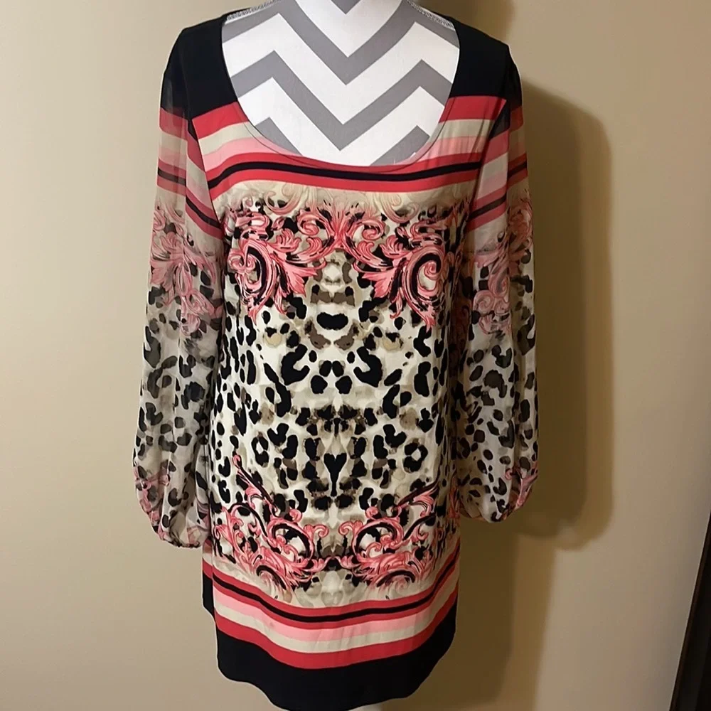 Valerie Stevens Knee Length Dress - Size L - Picture 3 of 6